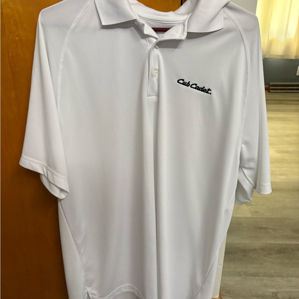Cub Cadet White Polo Shirt